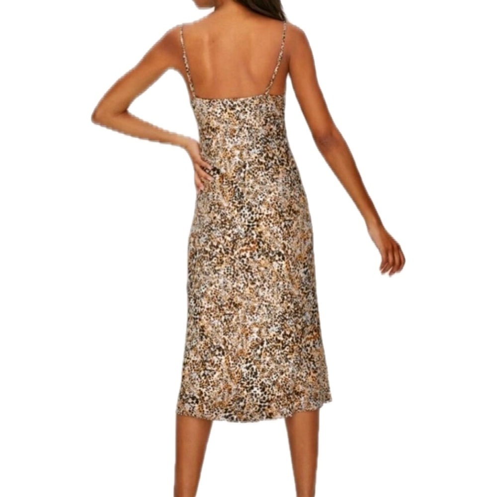 Wilfred NWOT Only Slip Dress in Leopard Print Aritzia XS